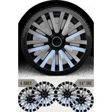 Fiat Egea Idea Panda Scudo Siena Uno 14'' Inç Jant Kapağı 4 Adet Çift Renk 307