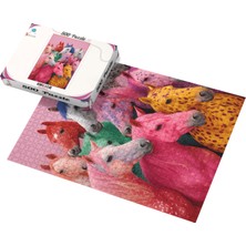 Soi Craft 500 Parça Puzzle Renkli Atlar