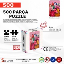 Soi Craft 500 Parça Puzzle Renkli Atlar