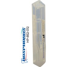 Bosphorus Tekmetal Kuru Manikür Ucu Yuvarlak Uzun 012 mm Doğal Elmas Freze Manikür Uc Törpü Makinası Ucu