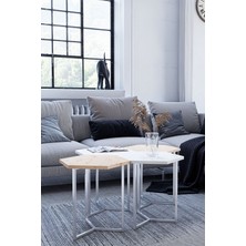 Hexa - Triad Orta Sehpa 4'lü Modül (45X45X45 Tek Modül Ölçüsü)