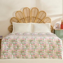 Karaca Home Tamina %100 Pamuk Çift Kişilik Tek Pike Gül Kurusu