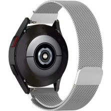 Huawei Watch Gt5 Pro 46MM ile Uyumlu Kordon Hasır Metal Örgü Mıknatıslı Milano Kayış
