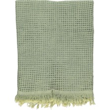 Stone Waffle Pike ve Koltuk Şalı Çağla Yeşili
