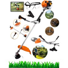 Branzeg Benzinli Ot Çalı Biçme 4.2kwa 6 Hp 9600 Dk Silindir Hacmi 62CC 40 Diş Bıçak (Testere)