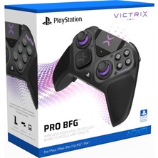 Pdp Victrix Pro Bfg Kablosuz Modüler Kontrol Cihazı Siyah Sony Ps5 Ps4 Pc Uyumlu