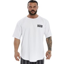 Erkek Oversize T-Shirt Gym Rag Top Bgsm 3379