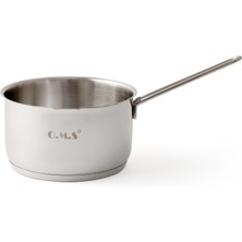 Oms Çelik Dökme Ağızlı Sütlük - 16 cm