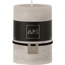 Ince Kütük Mum / Açık Gri