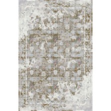 Linea Halı Klasik 31457A Kahve Etnik Bohem Desen Antialerjik Halı Hav Vermez Tozumaz Salon Halısı