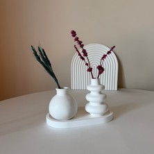 Üçlü Dekoratif Mini Vazo Seti