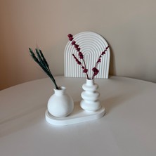 Üçlü Dekoratif Mini Vazo Seti