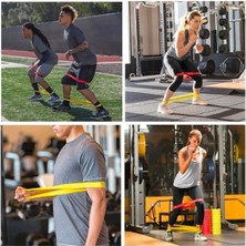Buffer®  5li Egzersiz Direnç Bant Seti Pilates Crossfit Ekipmanları