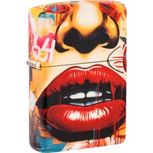 Zippo Çakmak 49352 Street Art Face Design 46257-119788