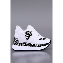 Mdl 1501 Dolgu Tabanlı Bağcıklı Spor Ayakkabı