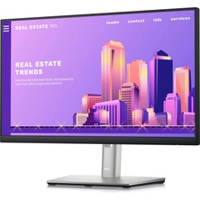 Shop Nova 21.5 Dell P2222H Fhd IPS 5ms 60HZ Hdmı+Vga+Dp Pıvot Sıyah LED Monıtor