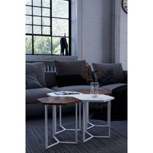Hexa - Triad Orta Sehpa 4'lü Modül (45X45X45 Tek Modül Ölçüsü)