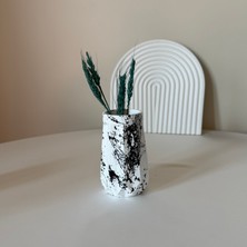 Üçlü Mini Dekoratif Desenli Vazo Seti