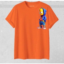 Unisex Oversize Efsane Yeni Sezon Simson Baskılı  1 Adet T-Shirt