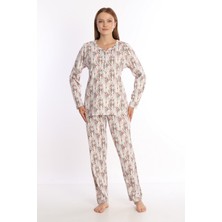Etoile %100 Pamuk Uzun Kol Kadın Pijama Takımı