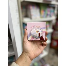 Taşınabilir Makyaj Aynası Çanta Aynası ve Cep Aynası Kapaklı