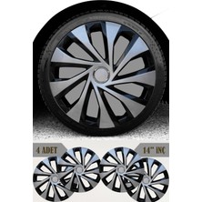 Toyota Avensis Camry Carina Corona Stralet 14'' Inç Jant Kapağı 4 Adet Çift Renk 304
