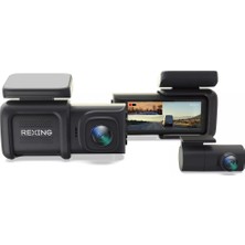 Rexing Dt2 Fhd 1080P Araç Kamerası + 32GB Sd Kart