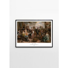 Dans Eden Çift (1663) Çerçeveli Poster
