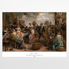 Dans Eden Çift (1663) Çerçeveli Poster