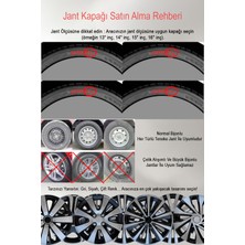 Fiat Egea Urban 15'' Inç Jant Kapağı 4 Adet (5 Bijon Bütün Fiat Araçlar ile Uyumlu) 310