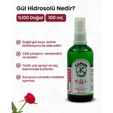 Gül Hidrosolü (100% Saf Gül Suyu) Doğallığın En Zarif Haliyle Tanışın 100ML