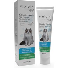 VOOP Pet Sterile Paste (Kısırlaştırılmış Destekleyici,Tüy Yumağı Önleyici,Taurin İçeren Steril Macun) 100Gr