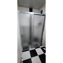 Giray Duşakabin 100CM ile 120CM Arası 1 Sabit 1sürgülü Parlak Profil Mika Duşakabin