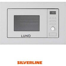 Silverline Luno Ankastre Beyaz Cam  4'lü Set