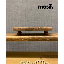 Minimal Dekoratif Ahşap Standı