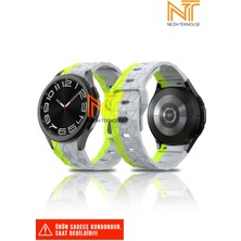 Nezih Case Samsung Galaxy Watch Fe / 4 / 5 / 5 Pro / 6 / 7 40 42 44 46MM Uyumlu Silikon Kordon