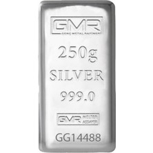 GMR E-Gümüş 250 gr Külçe Gümüş
