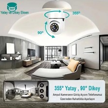 Ampul Kamera Harekete Duyarlı Gece Görüşlü