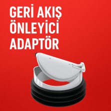 110'LUK Çekvalfli Klozet Gider Aparatı - Koku ve Kemirgen Bariyerli Tahliye Contası 1 Adet