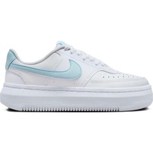 Nike Court Vision Alta Leather Womens Sneaker Hakiki Deri Kadın Günlük Spor Ayakkabı Beyaz