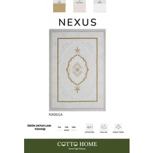 Nexus NX001A Krem Halı Klasik Desen Antialerjik Pamuk Taban Salon Halısı Yatak Odası Mutfak Koridor