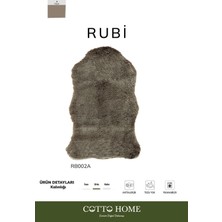Rubı RB002A Kahve Post Halı Antialerjik Yıkanabilir Salon Halısı Yatak Odası Koridor