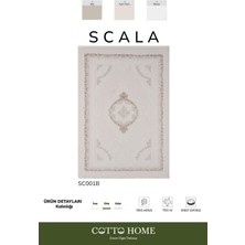 Scala SC001B Bejhalı Klasik Desenli Tozu Az Akrilik Salon Halısı Yatak Odası Mutfak Koridor