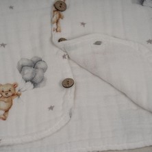 Beberotti Müslin Yelek %100 Pamuk- Happy Bear