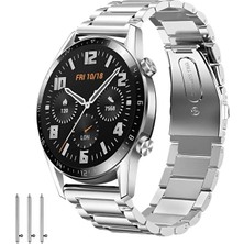 Huawei Watch 3 Gt Gt2 GT2E Gt3 Gt4 Gt 5 Pro Se Elite 46MM Uyumlu 22MM Metal Paslanmaz Çelik Kordon