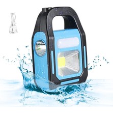 Güneş Enerjili Kamp Lambası Su Geçirmez Acil El Feneri LED Işık