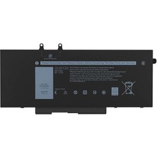 Retro Dell Latitude 5510 5500 5410 5400 Chromebook Uyumlu Batarya Pil 7.6V - 4 Cell