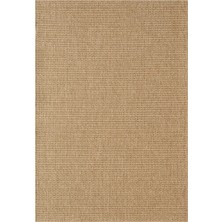 Tiora TI004A Bej Jüt Halı Naturel Sisal Örme Hasır Modern Yıkanabilir Dayanıklı Tozu Yok