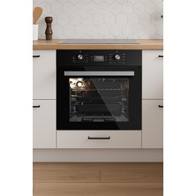 Kumtel Digital Siyah Ankastre Fırın 8 Prog. B66 - Sf2 (Ddt)