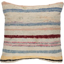 Çaput Kilim Yastık Kılıfı Doğaçlama 09